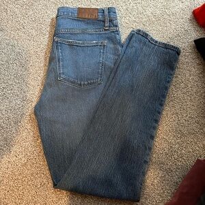 Madewell Women's Straight Leg Blue Jeans TALL